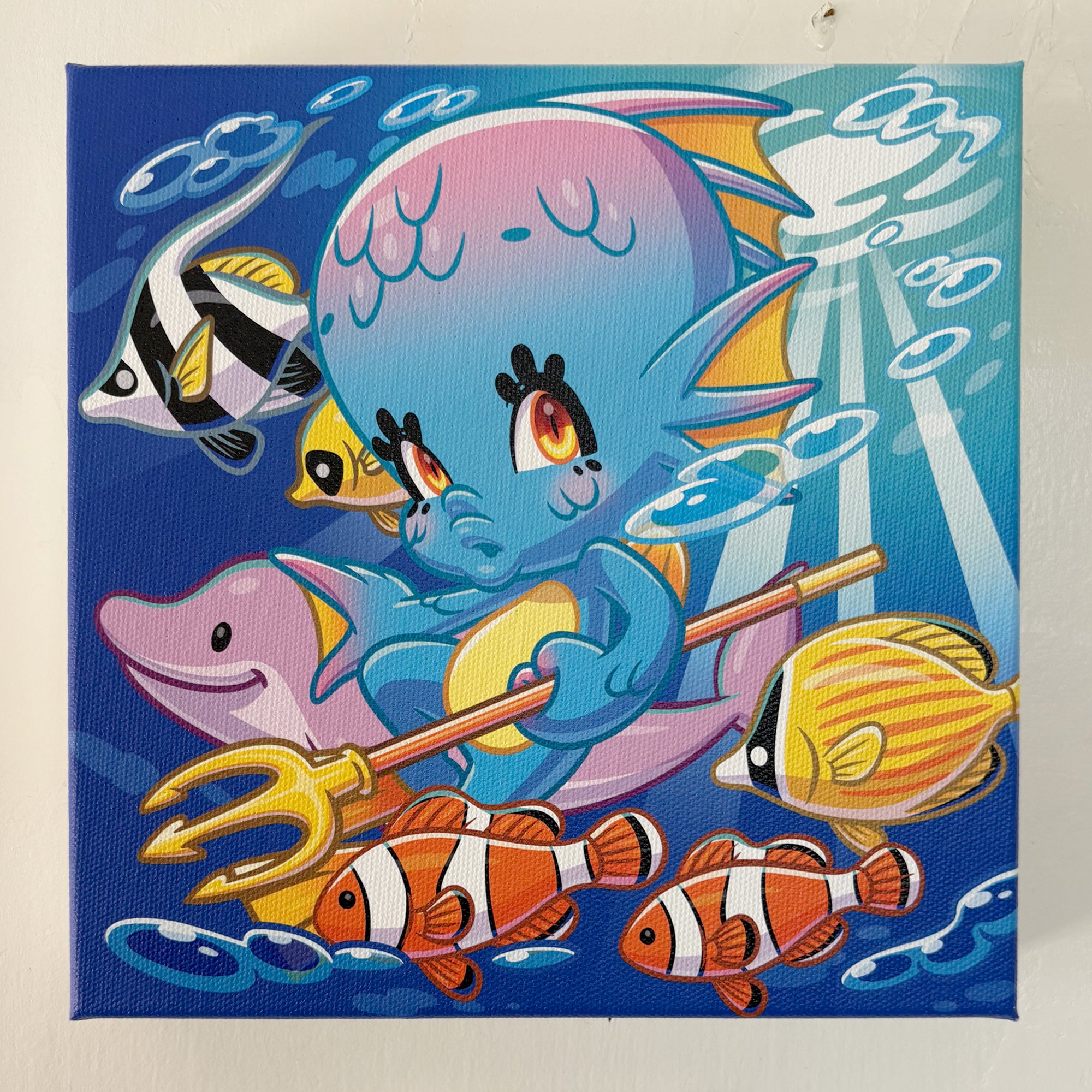 Lyosuke Saitoh リョウスケサイトウ作品 アクリル キャンバス Lyosuke